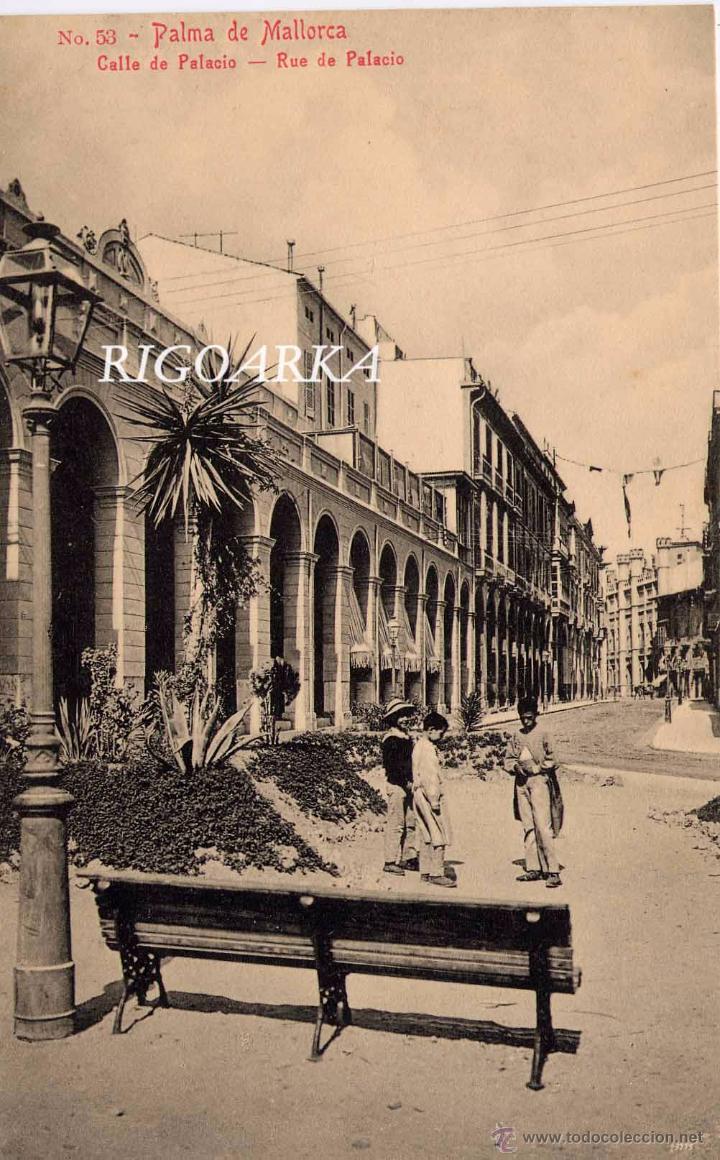 Postcards: PALMA DE MALLORCA.- CALLE DE PALACIO
