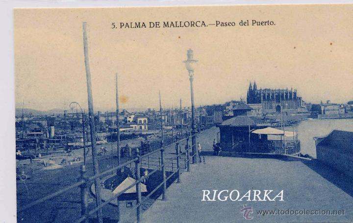Postais: PALMA DE MALLORCA.- PASEO DEL PUERTO