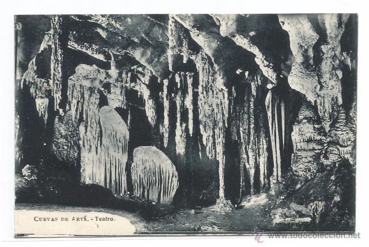 Postais: CUEVAS DE ARTA .- TEATRO .- CLIS&Eacute; J. SANCHO .- EDICION HAE