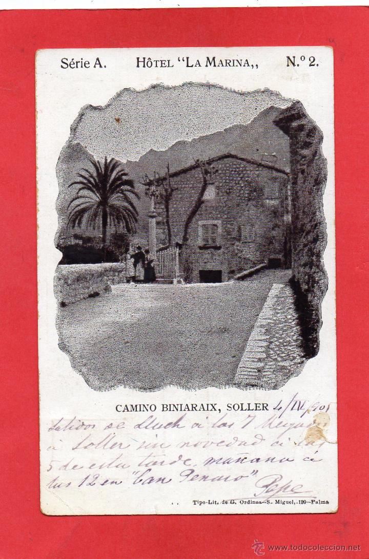 Cartoline: soller. serie a, n&ordm; 2. hotel la marina