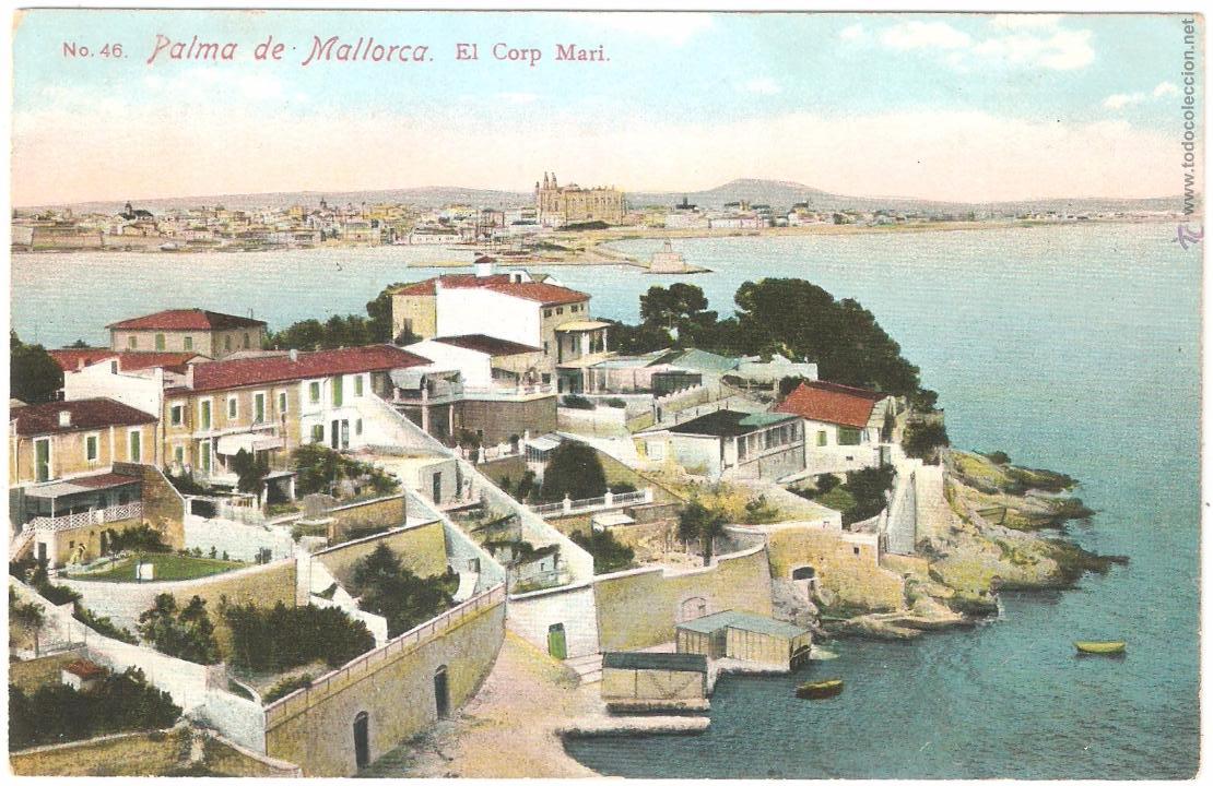 Postales: PALMA DE MALLORCA EL CORP MARI - Foto 1