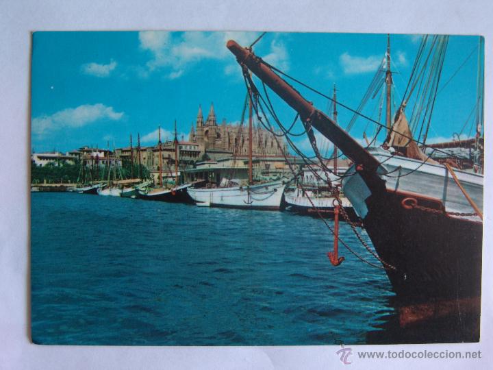 Postkarten: POSTAL DE PALMA DE MALLORCA EL PUERTO Y LA CATEDRAL