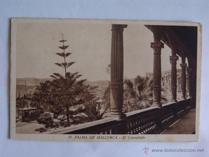 Postales: POSTAL DE PALMA DE MALLORCA EL CONSULADO - Foto 1