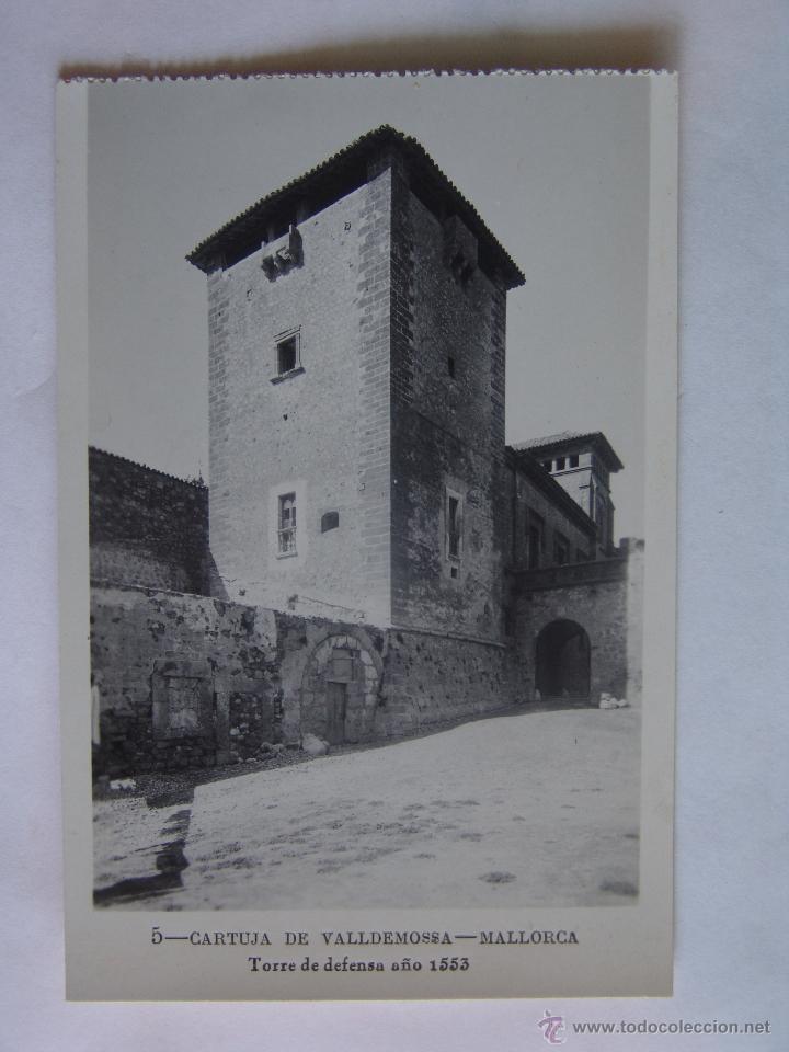 Postales: POSTAL DE CARTUJA DE VALLDEMOSSA MALLORCA TORRE DE DEFENSA A&Ntilde;O 1553