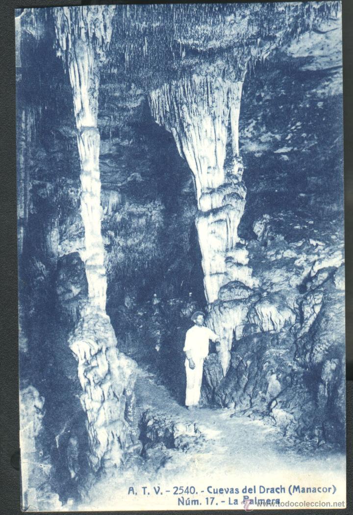 Postales: CUEVAS DEL DRACH - LA PALMERA - MANACOR - Foto 1
