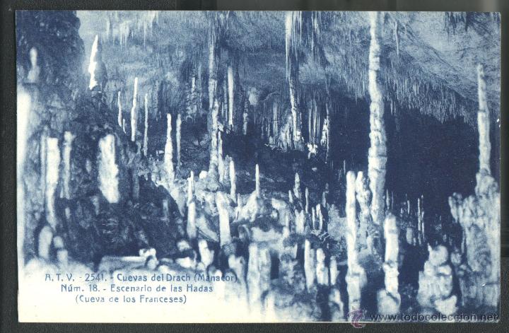 Postales: CUEVAS DEL DRACH - ESCENARIO DE LAS HADAS - MANACOR - Foto 1
