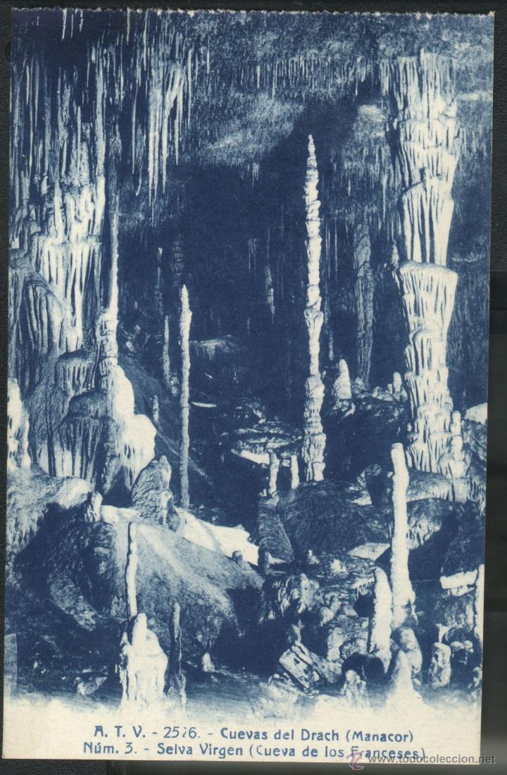 Postales: CUEVAS DEL DRACH - SELVA VIRGEN - MANACOR - Foto 1