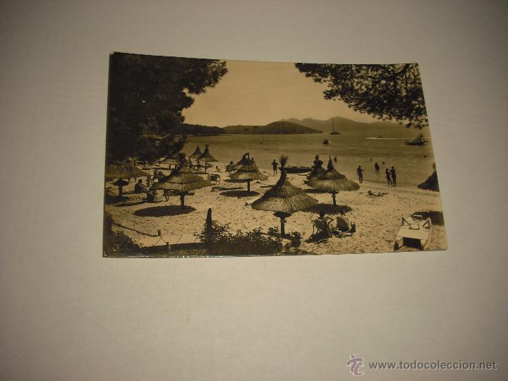 Postales: FORMENTOR, MALLORCA PLAYA 5145 , ED ORO , CIRCULADA - Foto 1