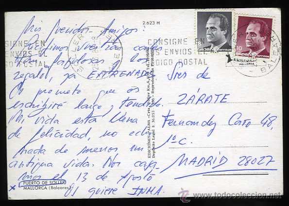Postales: Puerto de S&oacute;ller, Mallorca. Ediciones Palma. - Foto 2