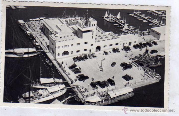 Postkarten: Postal fotogr&aacute;fica. Foto Balear, vista aerea puerto deportivo. Sin circular,.