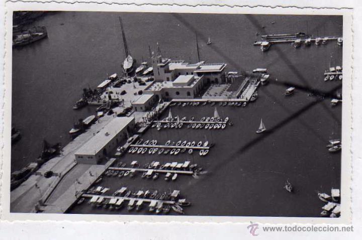 Postkarten: Postal fotogr&aacute;fica. Foto Balear, vista aerea puerto deportivo. Sin circular,.