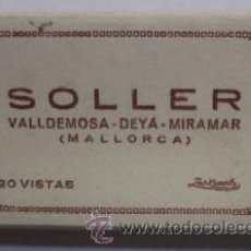 Postales: 20 POSTALES - VISTAS DE SOLLER, VALLDEMOSA, DEYA, MIRAMAR - MALLORCA