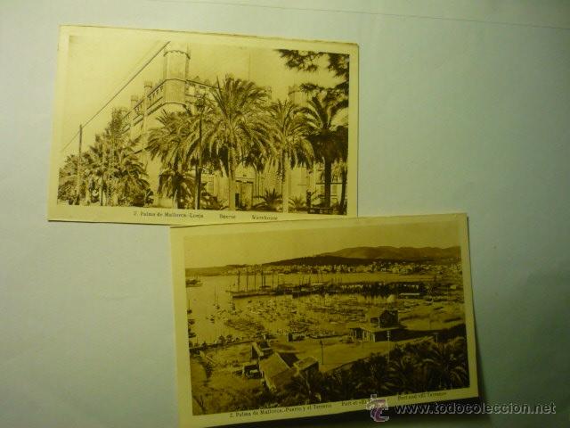 Postales: LOTE POSTALES MALLORCA--LONJA Y PUERTO CM