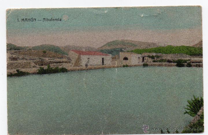 Postales: Mahon-Albufereta,Fototipia Casta&ntilde;eira y Alvarez-Madrid .Editor Bartolome Tuduri