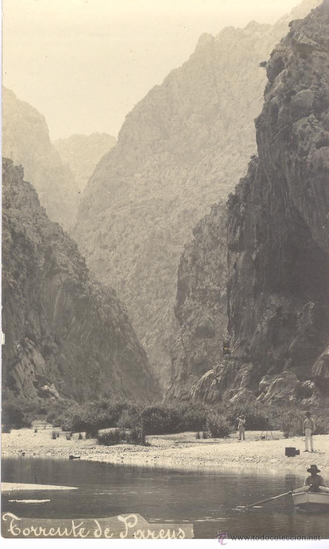 Cartoline: POSTAL FOTOGR&Aacute;FICA DE TORRENTE DE PAREUS. PRINCIPIOS DE SIGLO XX.