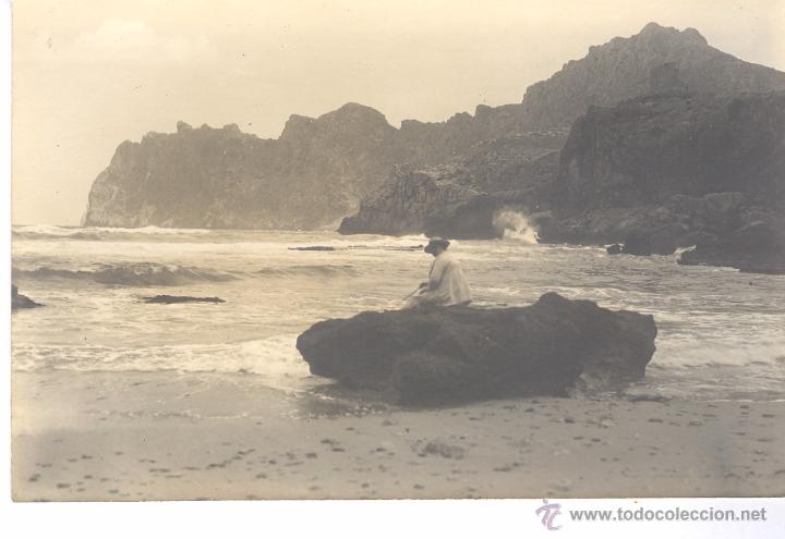 Cartoline: POSTAL FOTOGR&Aacute;FICA PAISAJE DE LA COSTA DE MALLORCA. PRINCIPIOS SIGLO XX.