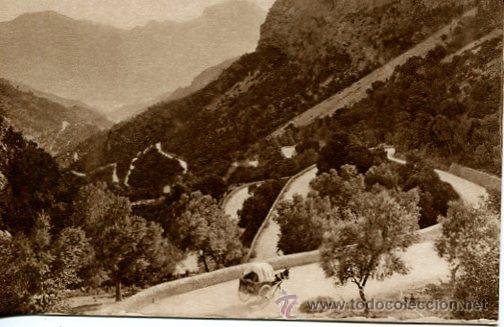 Postales: SOLLER-CARRETERA.-CARRO A CABALLO - Foto 1