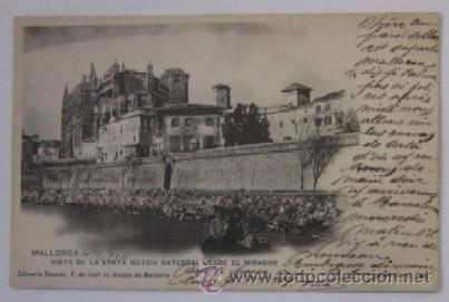 Postales: ANTIGUA POSTAL DE MALLORCA - A&Ntilde;O 1902 - Foto 1