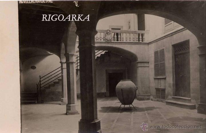 Postkarten: PALMA DE MALLORCA.- FOTOGR&Aacute;FICA DEL PATIO VILLALONGA