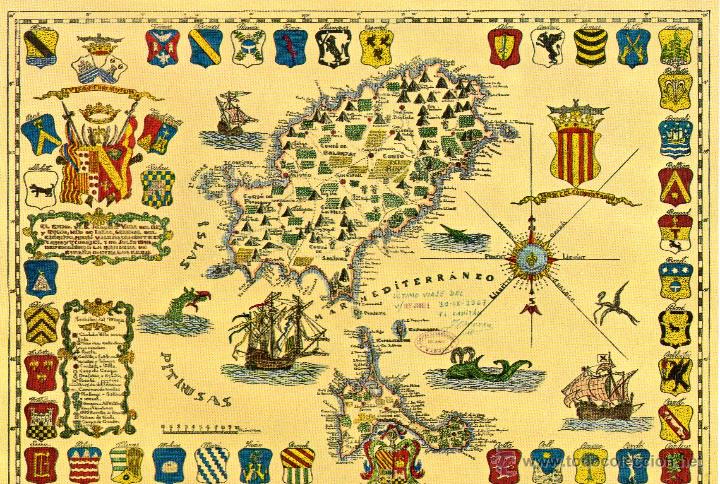 Postales: IBIZA MAPA - Foto 1