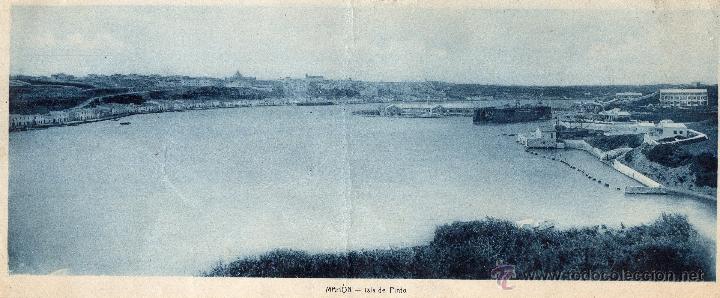 Postales: mahon. isla de pinto. postal doble. roisin - Foto 1