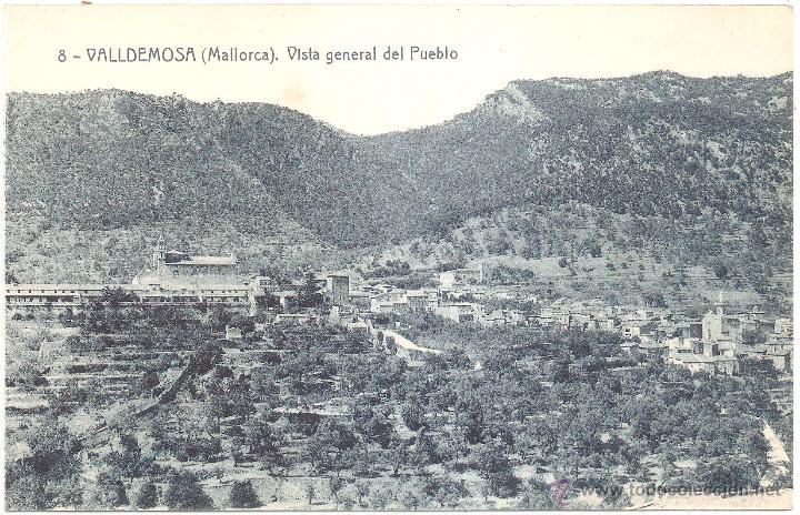 Postales: VALLDEMOSA MALLORCA VISTA GENERAL DEL PUEBLO