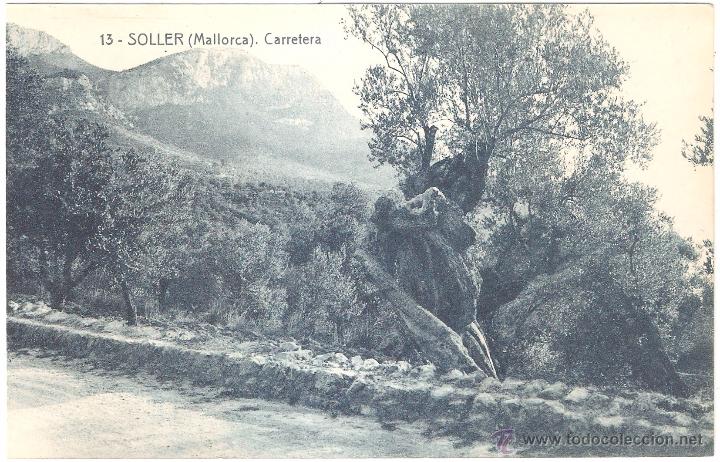 Postales: MALLORCA SOLLER CARRETERA