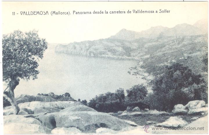 Postales: VALLDEMOSA MALLORCA PANORAMA DESDE LA CARRETERA DE VALLDEMOSA A SOLER