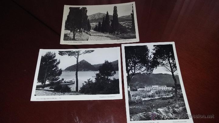 Postales: TRES POSTALES POLLENSA -MALLORCA- - Foto 1