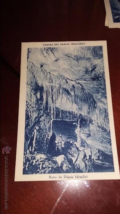 Postales: SEIS POSTALES DE CUEVAS DEL DRACH - MALLORCA - - Foto 6