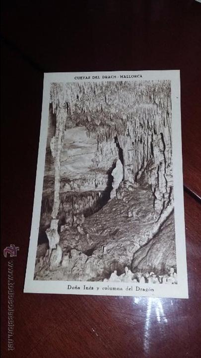 Postales: SEIS POSTALES DE CUEVAS DEL DRACH - MALLORCA - - Foto 8