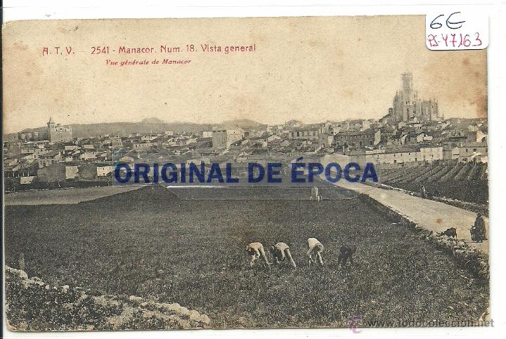Postales: (PS-47163)POSTAL DE MANACOR-VISTA GENERAL A.T.V.2541