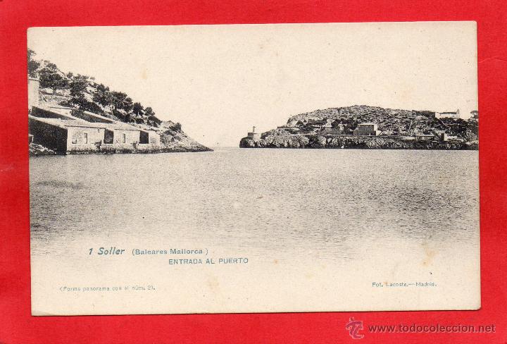 Postales: soller. 1 entrada al puerto. lacoste - Foto 1