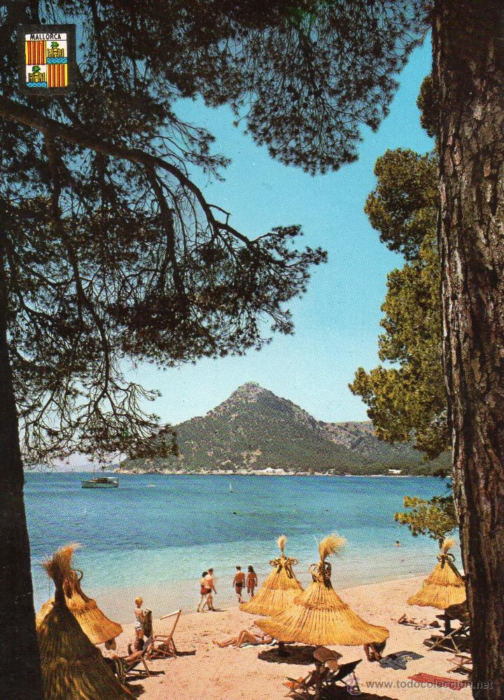 Postales: MALLORCA POLLENSA PLAYA DE FORMENTOR - Foto 1