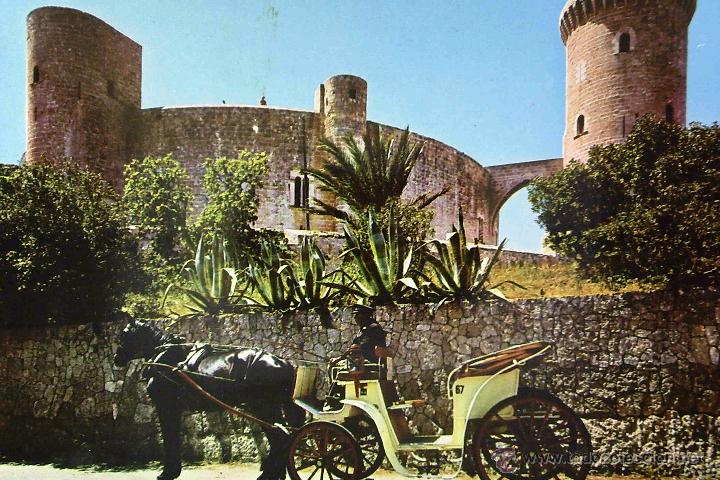 Postales: POSTAL, CASTILLO DE BELLVER, MALLORCA, ESCRITA - Foto 1