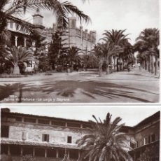 Postales: PALMA DE MALLORCA.2 POSTALES FOTOGRAFICAS. Lote 54011878