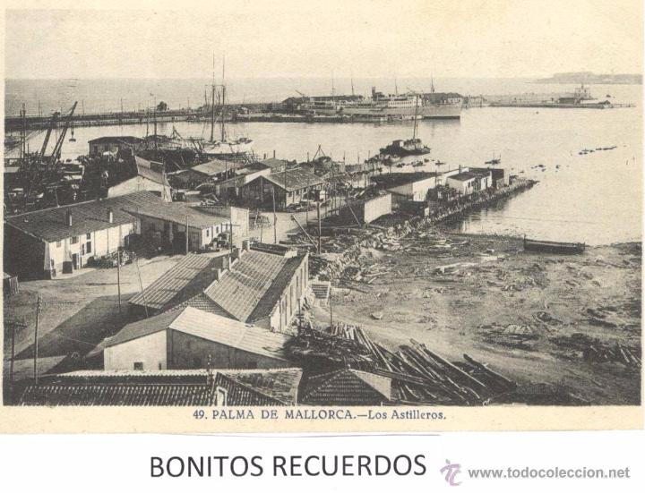 Postales: PALMA DE MALLORCA - LOS ASTILLEROS - Foto 1