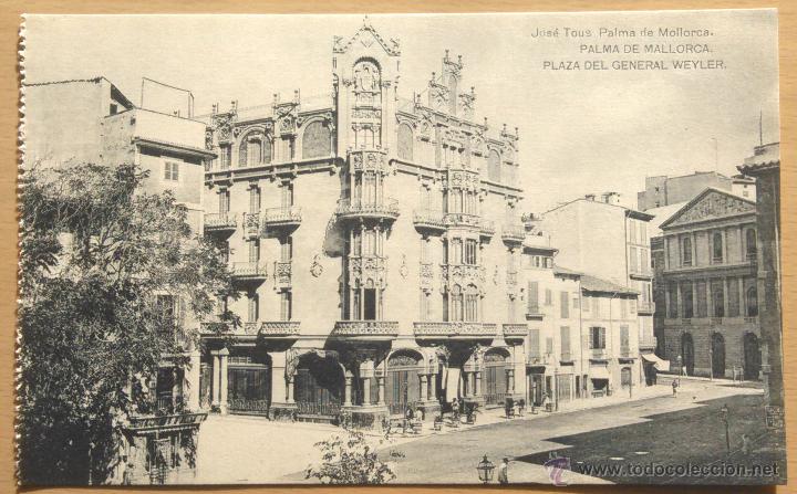 Palma De Mallorca Plaza Del General Weyler Buy Old Postcards