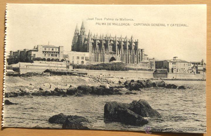 Postales: PALMA DE MALLORCA - CAPITANIA GENERAL Y CATEDRAL - Foto 1
