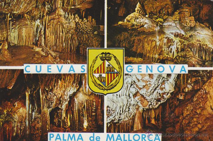 Postales: PALMA DE MALLORCA, CUEVAS GENOVA - Foto 1