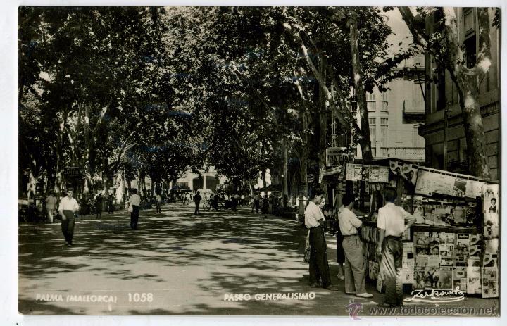 Postales: Palma. Paseo Generalisimo. 1058 Zerkowitz - Foto 1