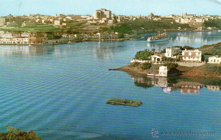 Postales: MENORCA  MAHON BARCO - Foto 1