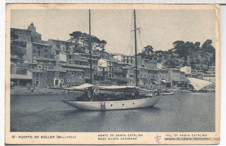 Postales: BALEARES PALMA MALLORCA TP ESCRITA SOLLER - Foto 1