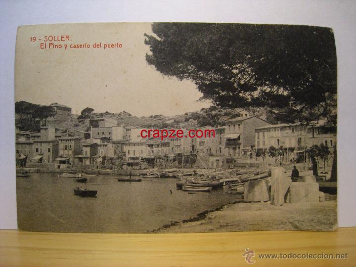 Cartoline: SOLLER: EL PINO Y EL CASERIO DEL PUERTO - POSTAL ORIGINAL19