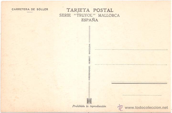 Postales: CARRETERA DE S&Oacute;LLER MALLORCA - Foto 2