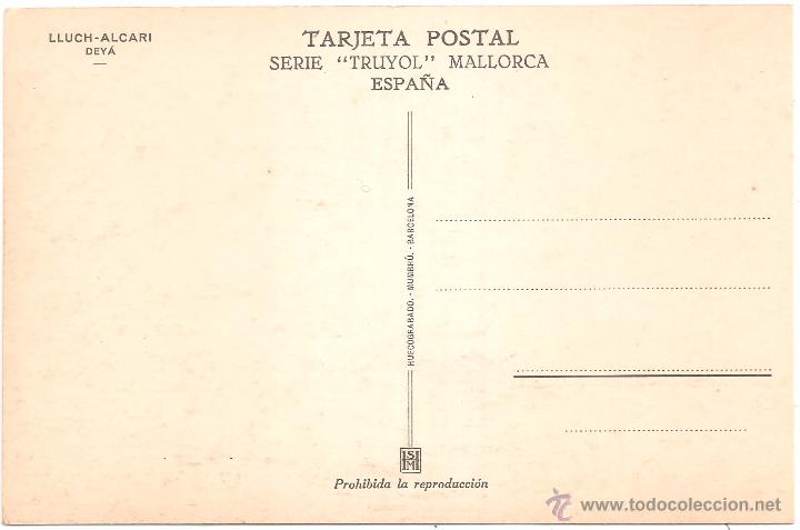 Postales: LLUCH ALCARI DEY&Aacute; - Foto 2