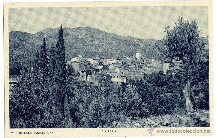 Postales: PS5122 S&Oacute;LLER BINIARAIX. EDICI&Oacute; MARQU&Eacute;S. SIN CIRCULAR - Foto 1