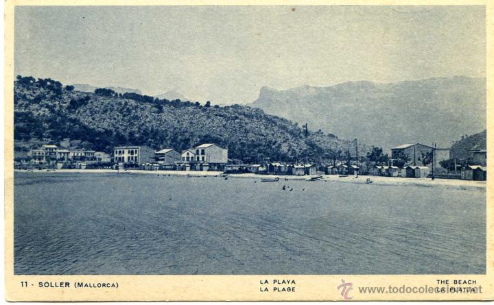 Postales: Mallorca Puerto de Soller 11  La Playa. - Foto 1