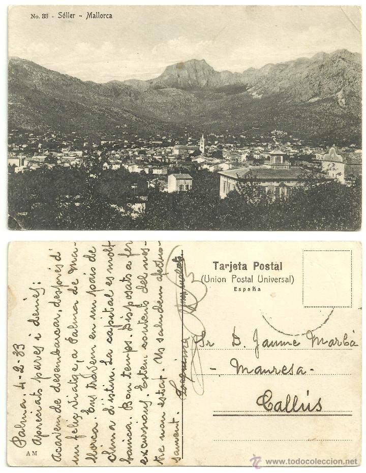 Postales: POSTAL DE MALLORCA (S&Oacute;LLER) - Foto 1