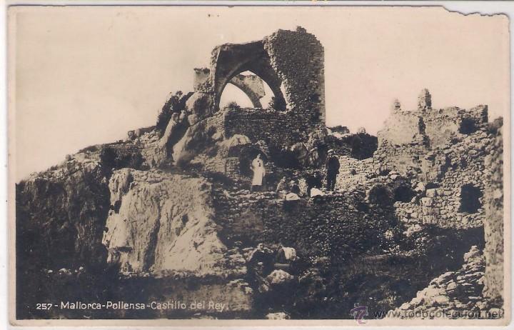 Postales: POSTAL DE MALLORCA - POLLENSA -CASTILLO DEL REY . - Foto 1